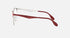 RAYBAN Unisex Eyeglasses RX6406-3024 Red/Silver 51-18-145